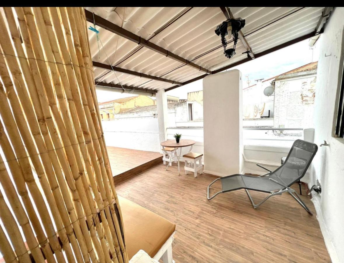 Apartamento Deluxe Terraza Y Bbq Santa Amalia Exterior foto